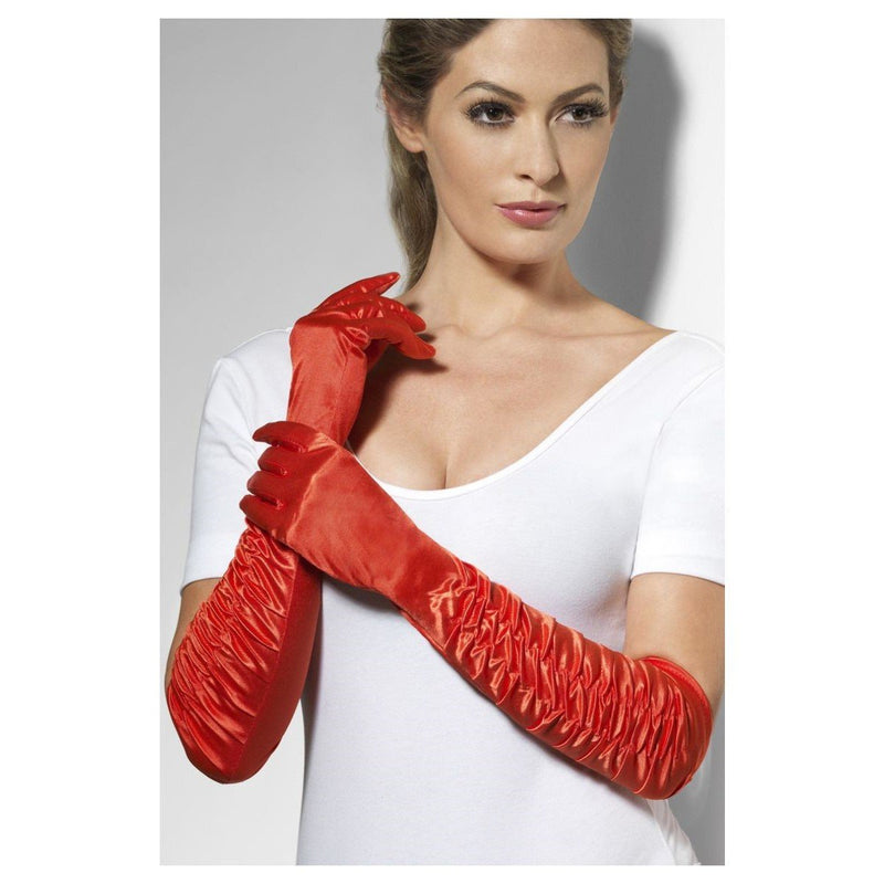 TEMPTRESS GLOVES - RED-ACCESSORY-Partica Party