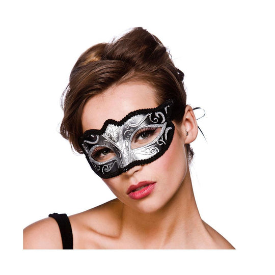 VERONA EYEMASK - SILVER / SILVER GLITTER