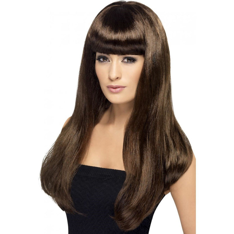 BABELICIOUS WIG - BROWN-glamour wig-Partica Party