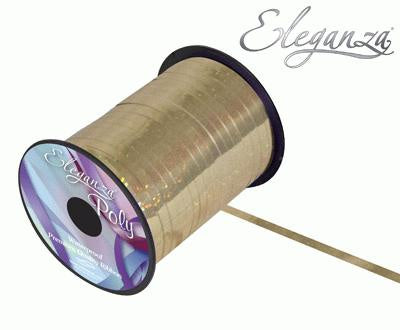 BALLOON RIBBON SPOOL - HOLOGRAPHIC GOLD