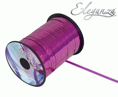 BALLOON RIBBON SPOOL - HOLOGRAPHIC FUCHSIA