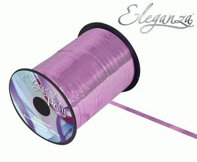 BALLOON RIBBON SPOOL - HOLOGRAPHIC LIGHT PINK