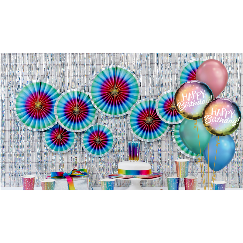 BIRTHDAY BUNDLE - HAPPY BIRTHDAY - RAINBOW OMBRE STYLE 2-BIRTHDAY PACKAGE-Partica Party