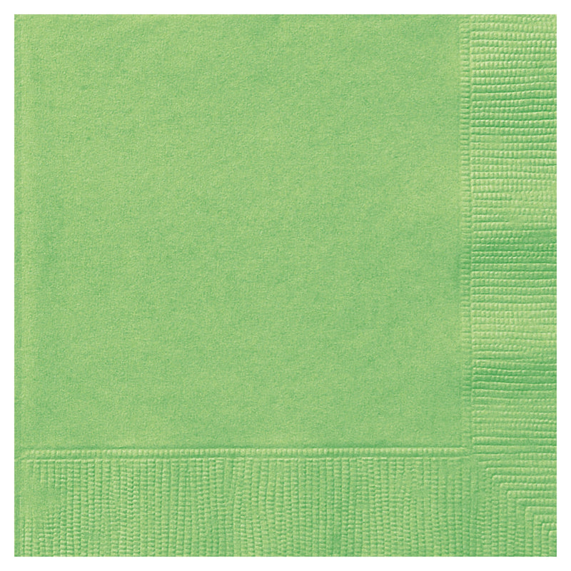 NAPKINS - LIME GREEN - PACK OF 20