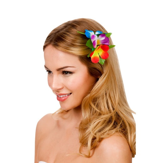 HAWAIIAN HAIR CLIP - MULTI-COLOURED