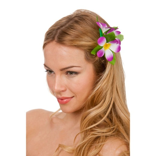 HAWAIIAN HAIR CLIP - PURPLE