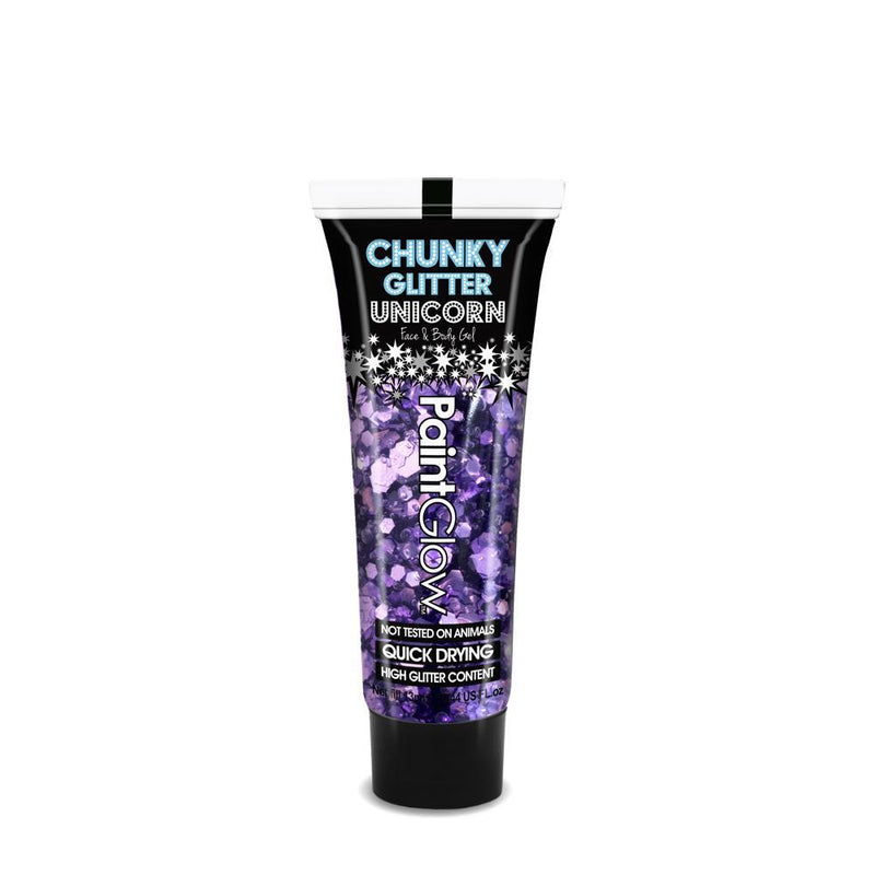 CHUNKY GLITTER FACE & BODY GEL - HELTER SKELTER-GLITTER-Partica Party