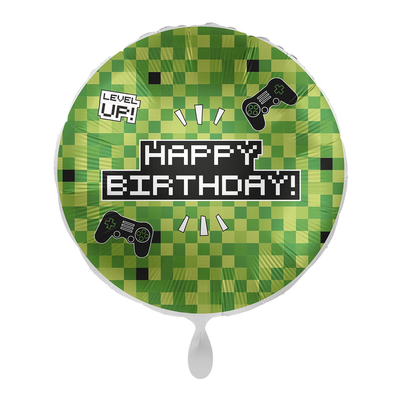 18" FOIL - HAPPY BIRTHDAY - GAMING PARTY