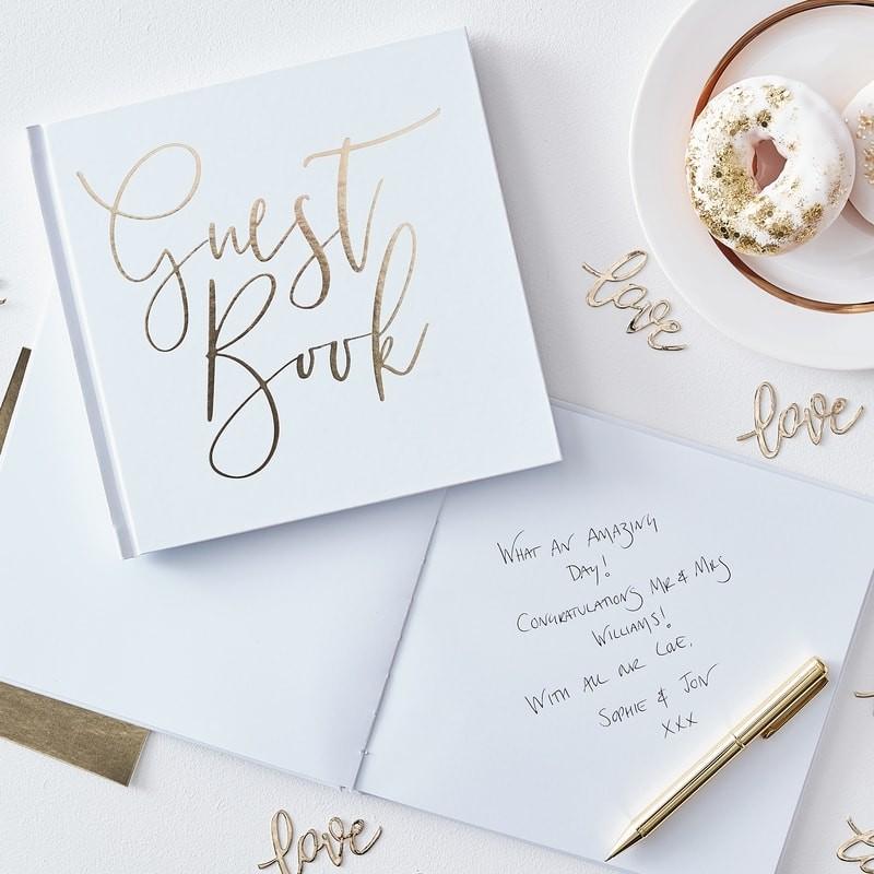 GOLD WEDDING - GUEST BOOK-MISC-Partica Party