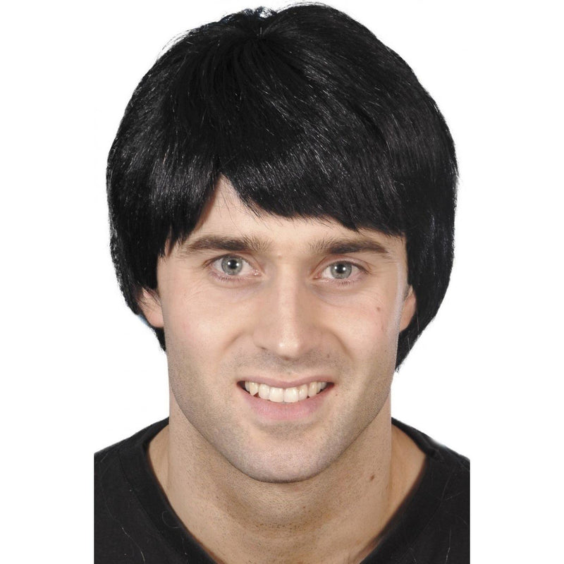 GUY WIG - BLACK-THEMED WIGS-Partica Party