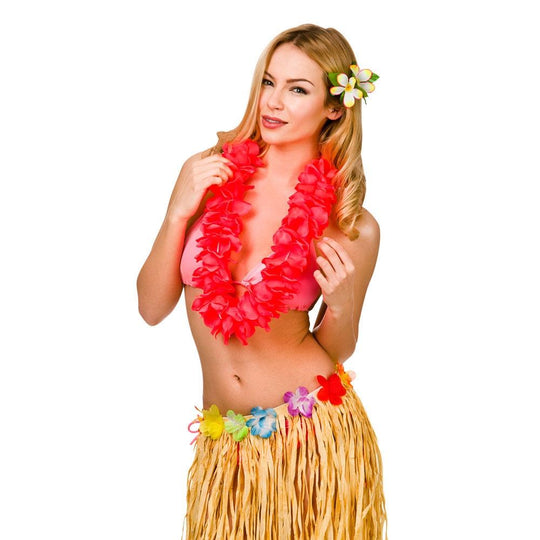 HAWAIIAN LEI - RED