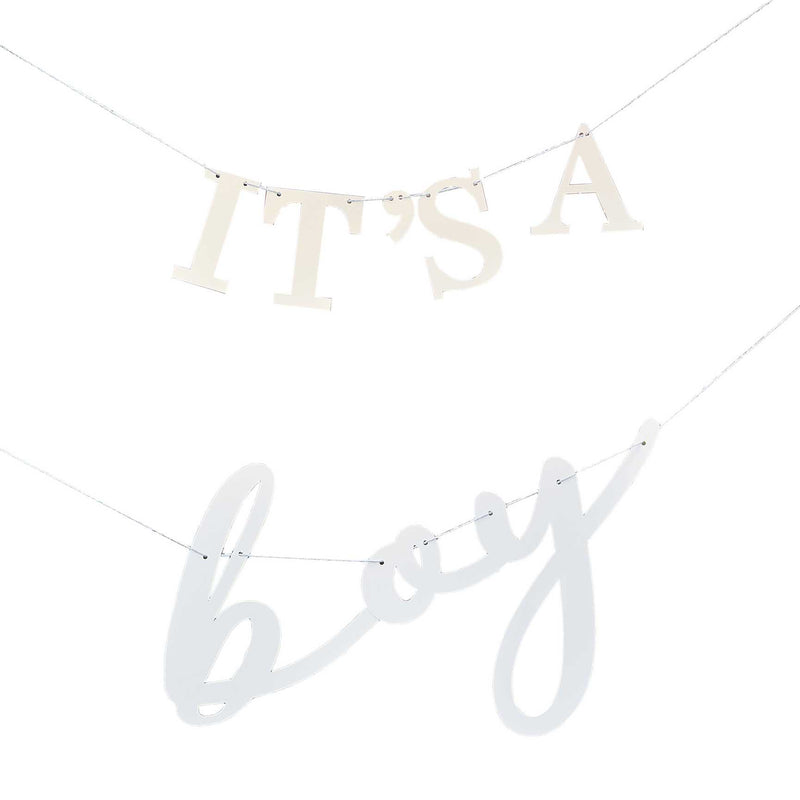 BUNTING - IT'S A BOY - LIGHT BLUE