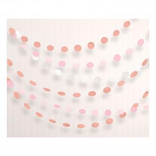 ROSE GOLD BLUSH GARLANDS-DECORATION-Partica Party