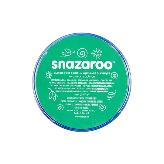 SNAZAROO FACE PAINT - BRIGHT GREEN - 18ML