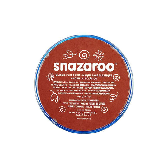 SNAZAROO FACE PAINT - RUST BROWN - 18ML