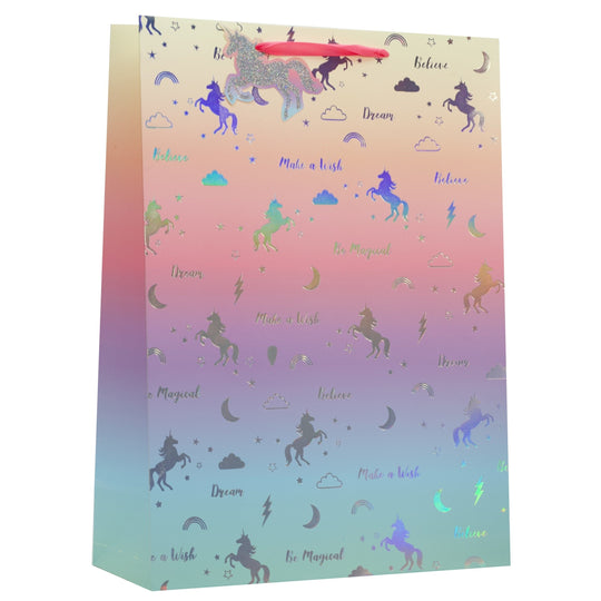 UNICORN SILHOUETTE XL GIFT BAG
